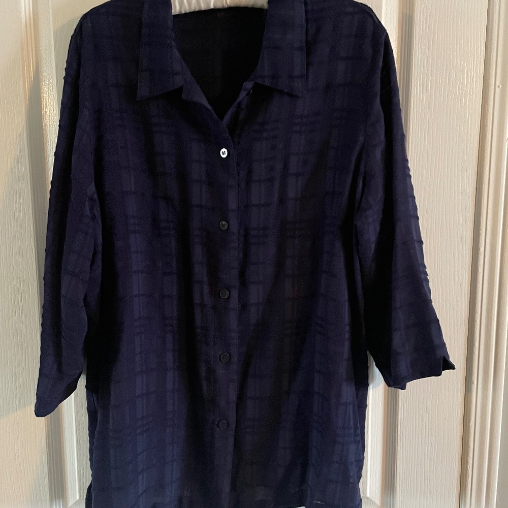 5 for $12. Alia 3/4 sleeved buttoned shirt